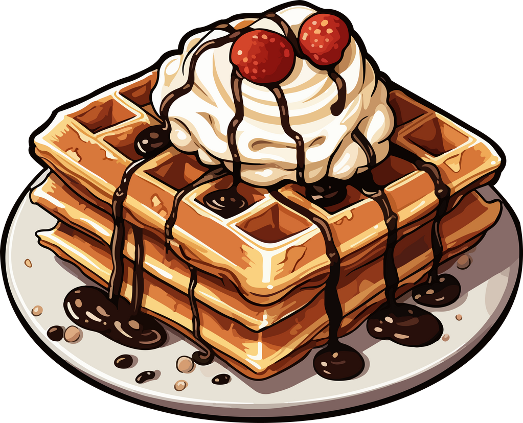 Waffle clipart